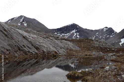 torridon beinn eighe scotland isolated photo