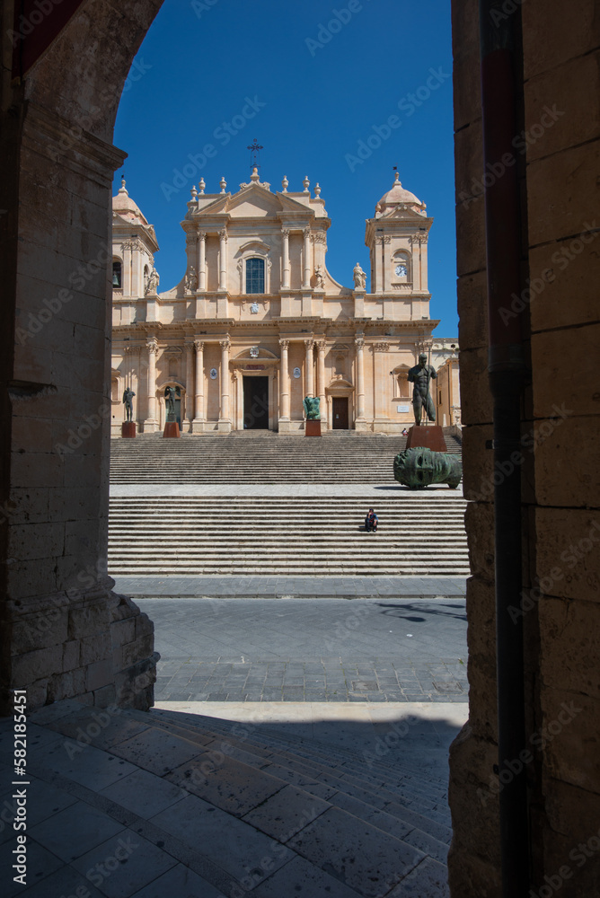 Fototapeta premium fotografie del paese di Noto in Sicilia