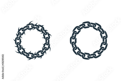 abstract twisted chains and spiked chains