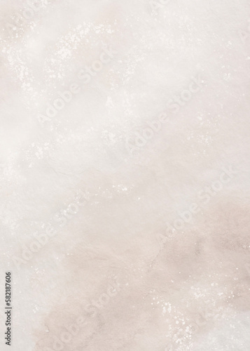 Soft beige watercolor background with white splashes