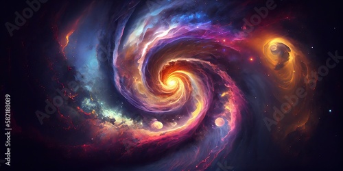 Abstract background with co...
