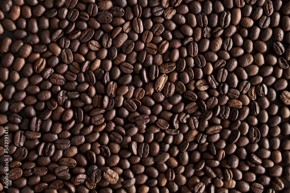 black coffee beans background black coffee beans background