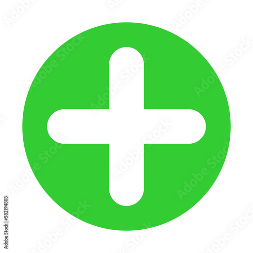 Medical plus button symbol PNG