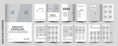 Product catalog or catalogue template design	