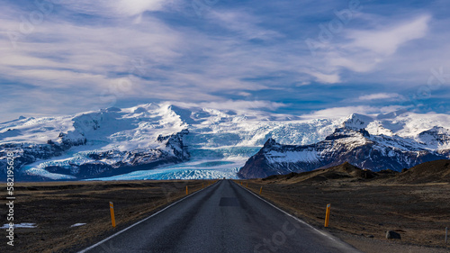 In front of fjallsarlon, glacier in Iceland