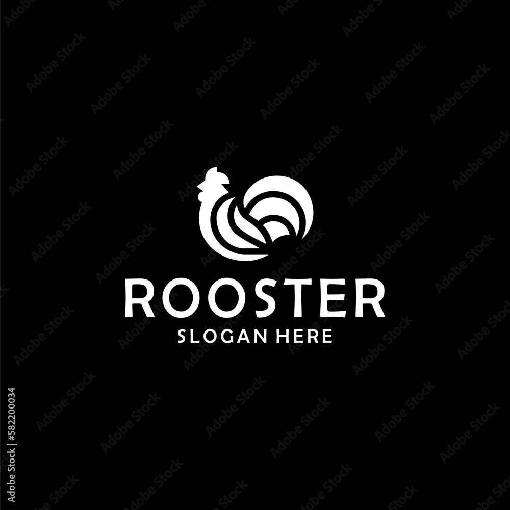 Rooster Logo Symbol Vector Business