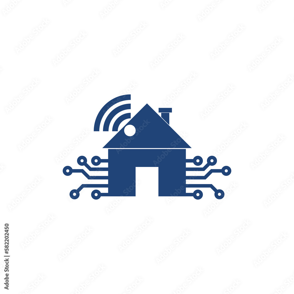 Smart home icon isolated on transparent background Smart home icon isolated on transparent background