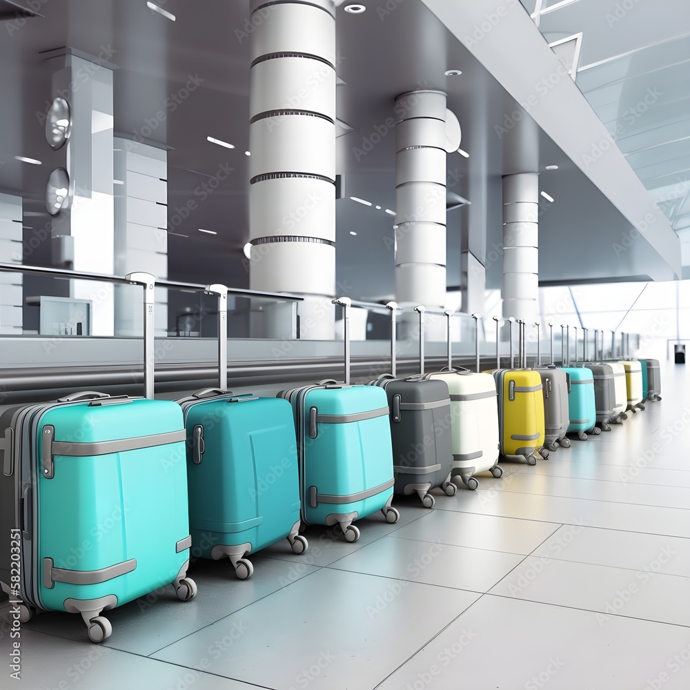Luggage in Airport Terminals Luggage in Airport Terminals