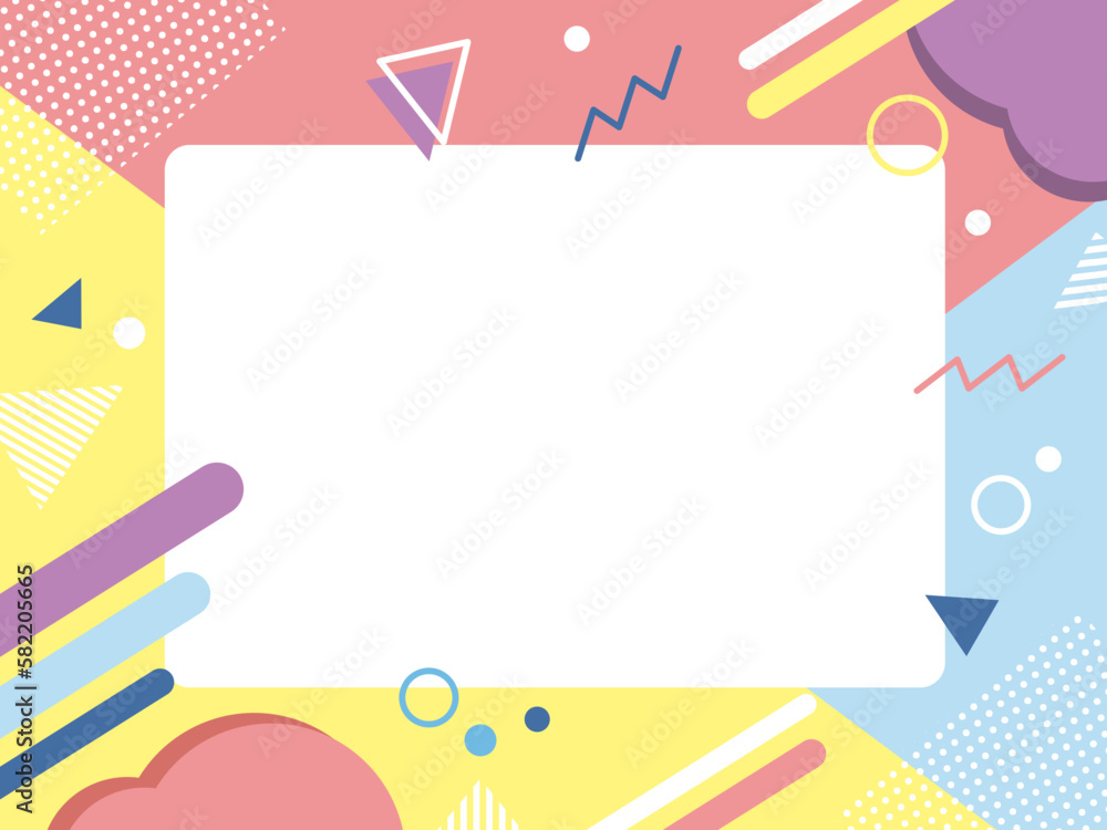 かわいいポップ背景