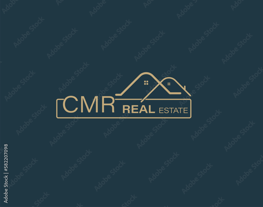 CMR Real Estate and Consultants Logo Design Vectors images. Luxury Real Estate Logo Design