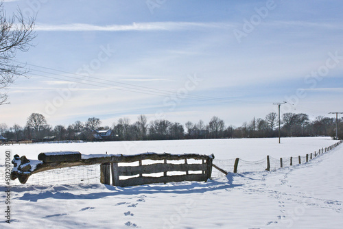 Altes Weidentor im Münsterland