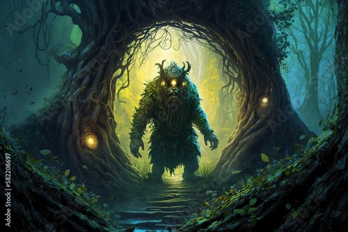 forest portal troll