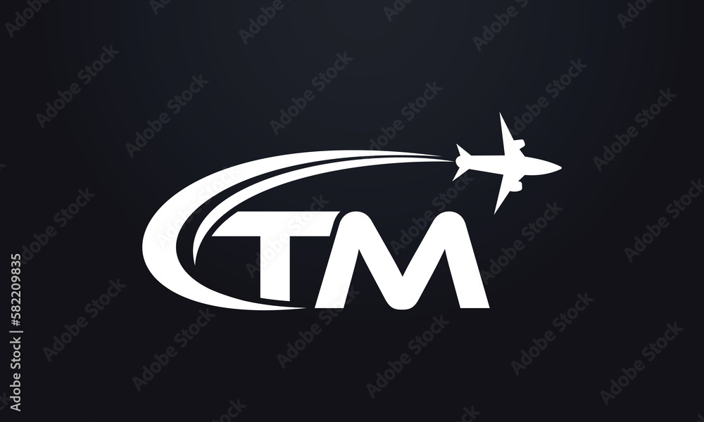 Tour and travel logo design, Airline agency symbol and aviation company monogram vector Tour and travel logo design, Airline agency symbol and aviation company monogram vector