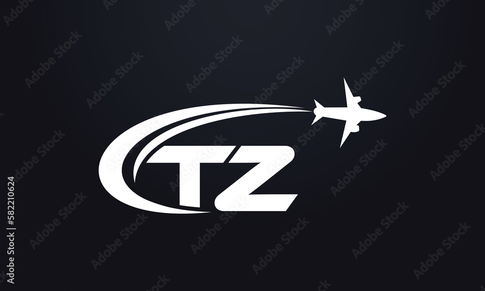Tour and travel logo design, Airline agency symbol and aviation company monogram vector Tour and travel logo design, Airline agency symbol and aviation company monogram vector