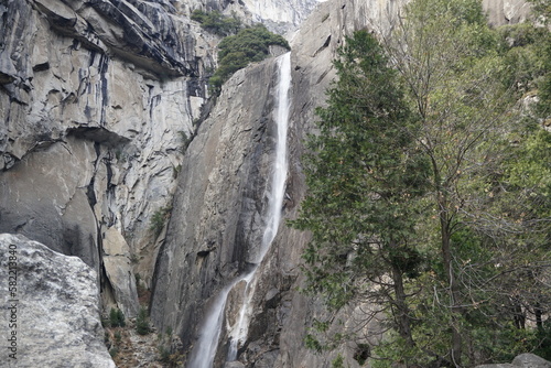 Waterfall in Yosemite National Park