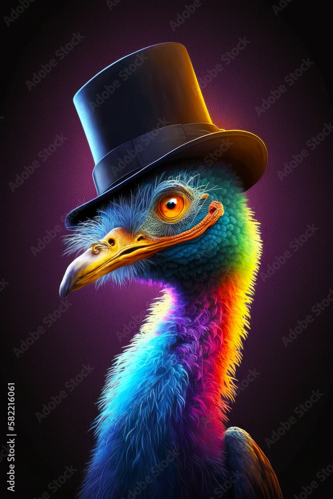Ostrich hat sale