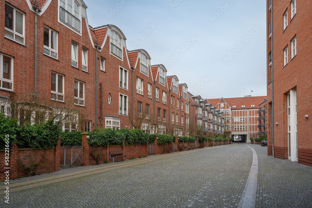 Brick Buildings at Teerhof - Bremen, Germany