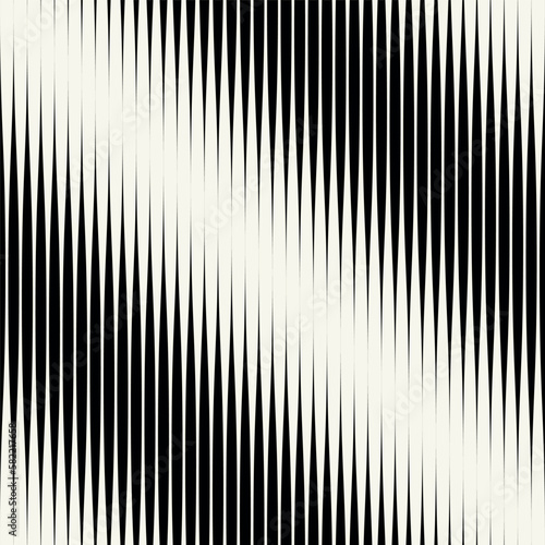 Vector seamless pattern. Abstract diagonal striped texture. Modern oblique monochrome background.
