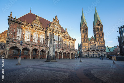 Market Square with Cathedral and Old Town Hall - Bremen, Germany