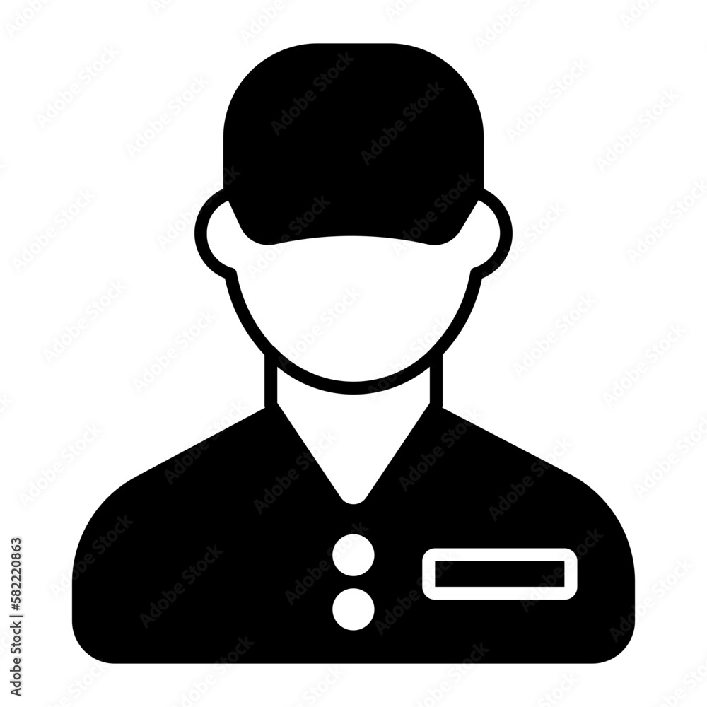 Consultant Glyph Icon Consultant Glyph Icon
