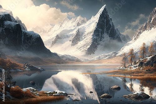 Awe-Inspiring Beauty of Snowy Mountains