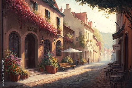 Charming Townscapes, generative AI