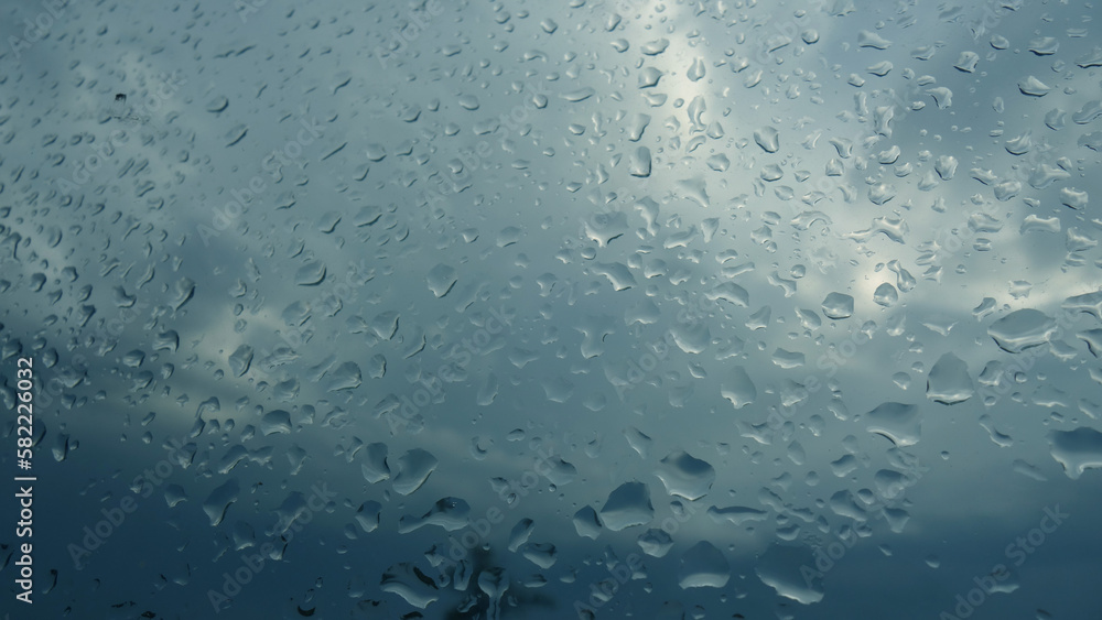 drops of rain on glass drops of rain on glass