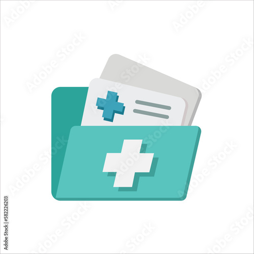 medical report icon design vector template