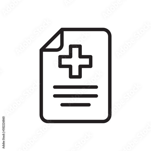 medical recipe icon design vector template © supriadi