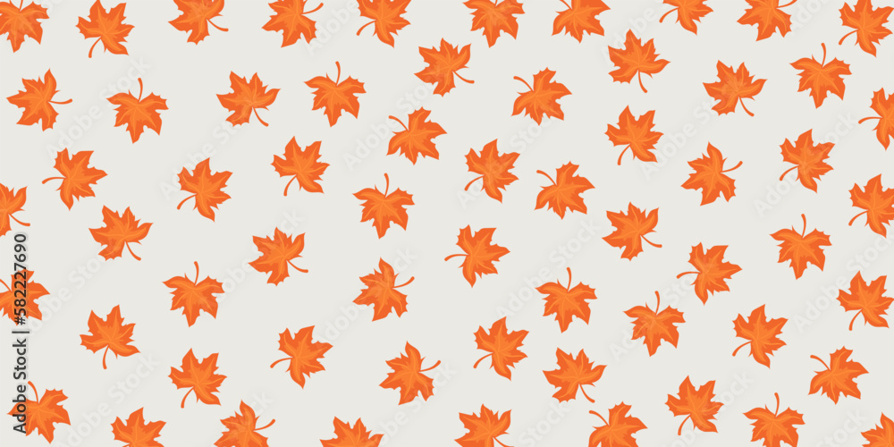 orange autumn leaves background vector design orange autumn leaves background vector design