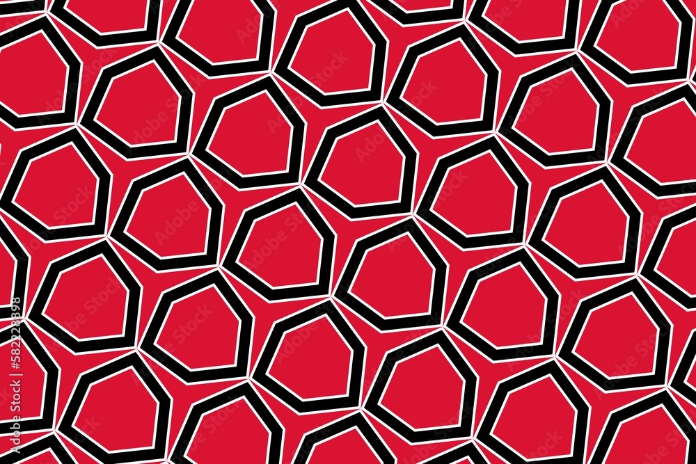 Geometric pattern in the colors of the national flag of Trinidad and Tobago. The colors of Trinidad and Tobago. Geometric pattern in the colors of the national flag of Trinidad and Tobago. The colors of Trinidad and Tobago.