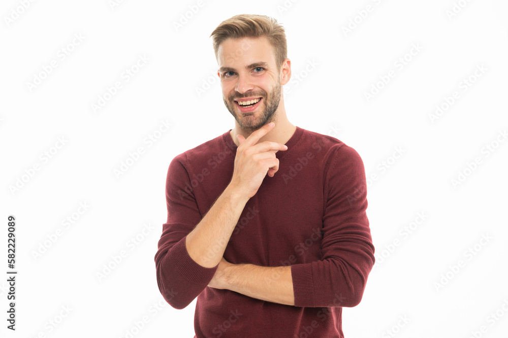 happy man with stubble in studio. man with stubble on background. photo of man with stubble happy man with stubble in studio. man with stubble on background. photo of man with stubble