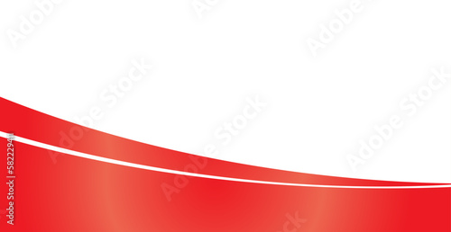 Red wave background. For wallpaper, cover, web banner, poster, placard and vivid presentation. Modern wave design background for business card, voucher template, text message and flyer. Elegant vector