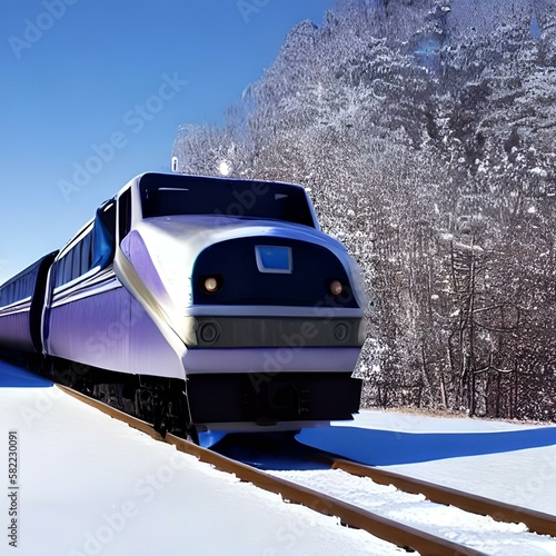 Tren infinito en un mundo helado