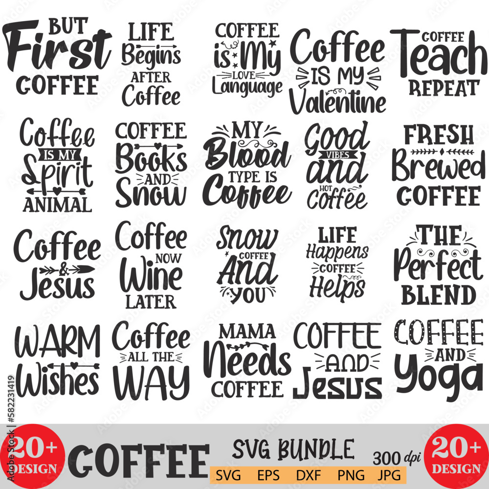 Coffee Svg Bundle 5