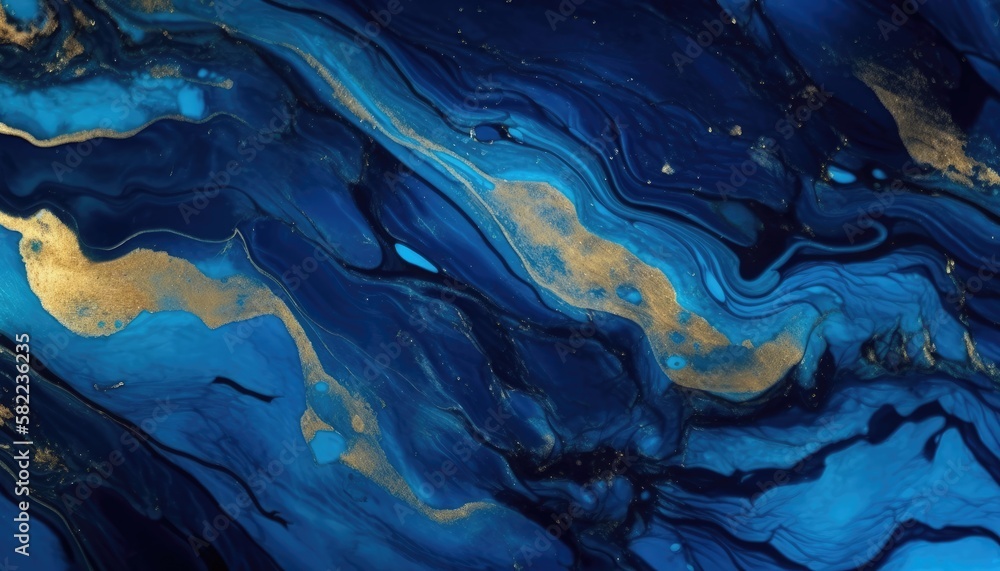 Backround of gold blue marble texture for design Backround of gold blue marble texture for design
