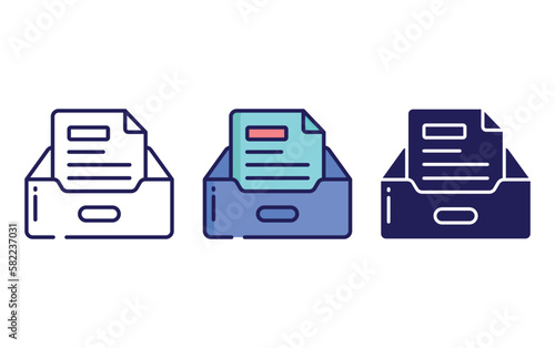 Inbox vector icon