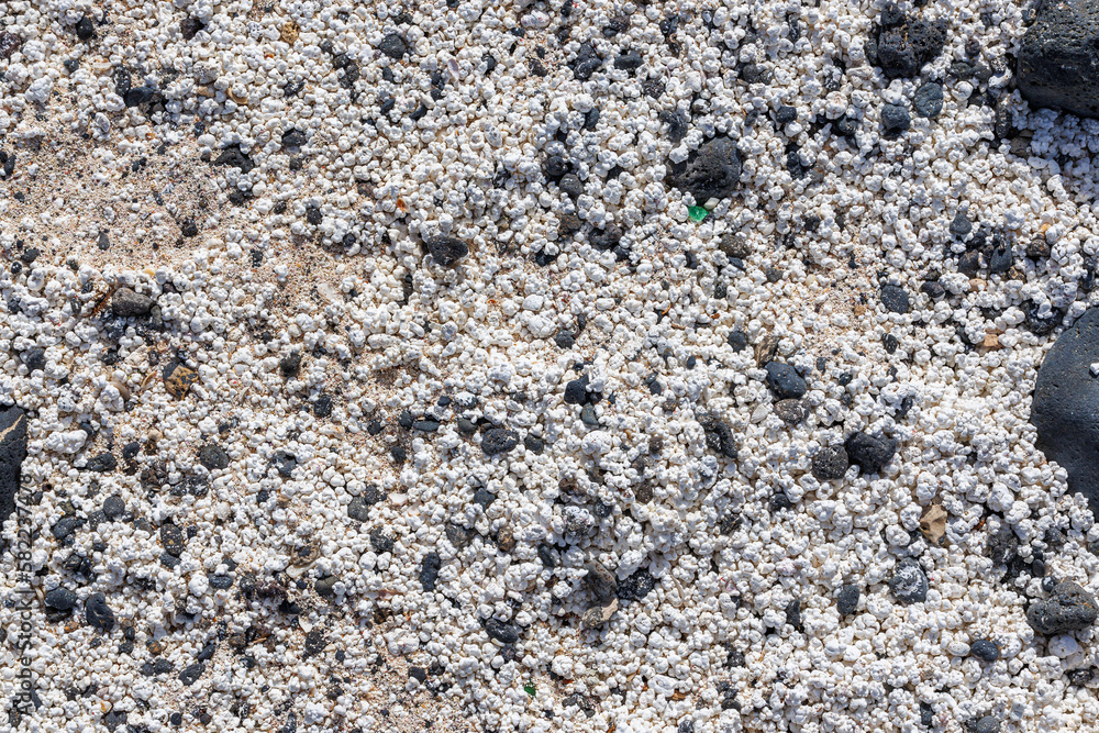 Popcorn beach near Corralejo on the island of Fuerteventura Popcorn beach near Corralejo on the island of Fuerteventura