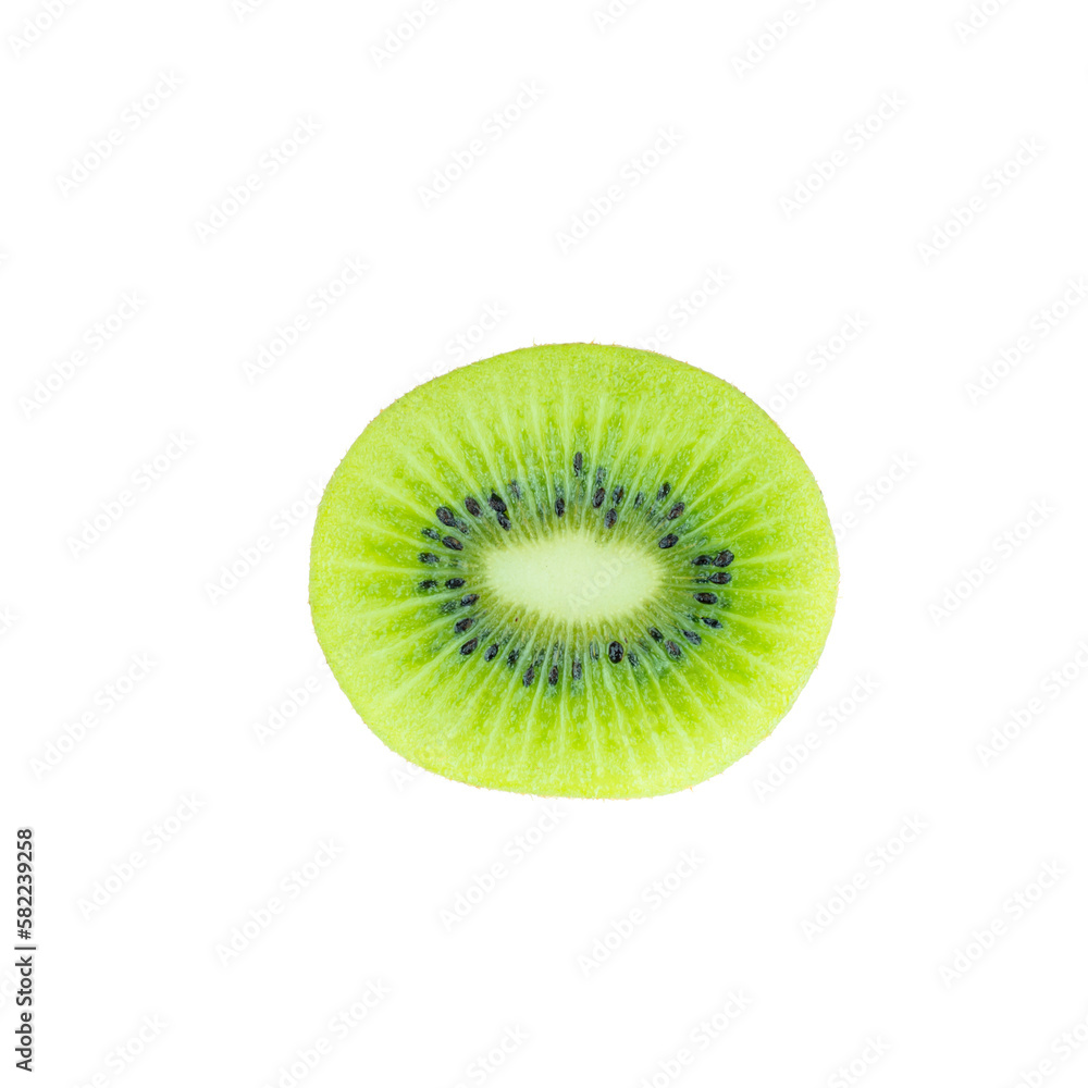 kiwi fruit and his sliced segments kiwi fruit and his sliced segments