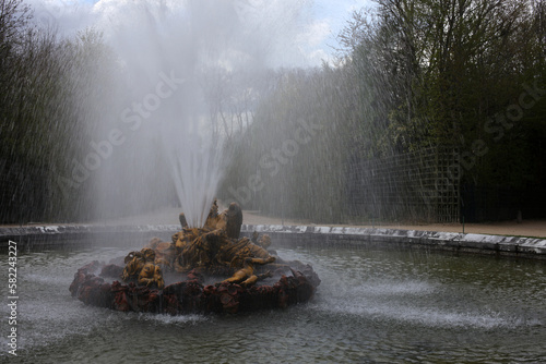 Statues, fountains and Parterre - Gardens of the Palace of Versailles - Versailles - Yvelines - France