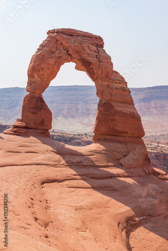 The iconic Delicate Arch at Arches National Park.