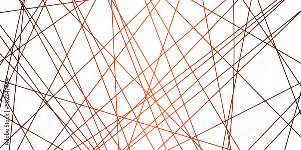 Obraz premium Geometric random chaotic lines with many squares and triangles shape.