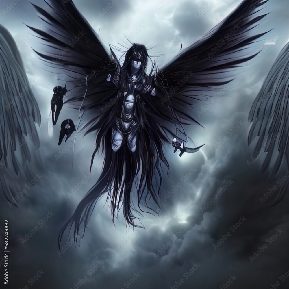 Beelzebub dark demon, fallen angel mystical ruler, demonic, highly ...