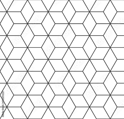 Seamless geometric pattern, packing design. Texture, background. Repeating and editable tiles with rhombuses. Can be used for prints, textiles, website blogs etc.
