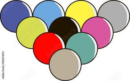  billiards  balls
