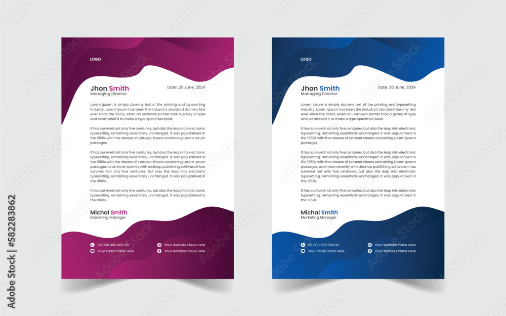 The Best And Most Exceptional Letterhead Design Template. Corporate Book Cover Design Template in A4. Can be adapted to brochures, Annual reports, magazines, posters, Business presentations The Best And Most Exceptional Letterhead Design Template. Corporate Book Cover Design Template in A4. Can be adapted to brochures, Annual reports, magazines, posters, Business presentations