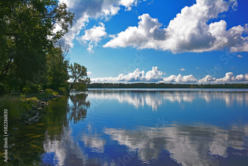 Fototapeta Naklejka Na Ścianę i Meble -  Lake on the Mountain, Prince Edward County, Ontario, Canada