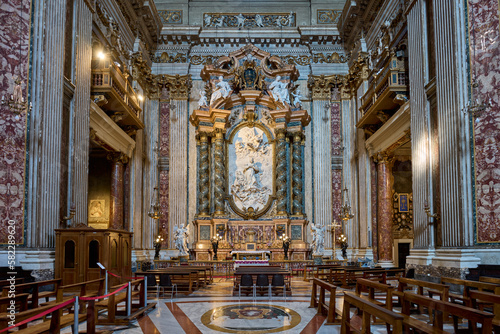 The baroque church of S. Ignazio di Loyola in the Campo Marzio district of Rome, Italy
 photo