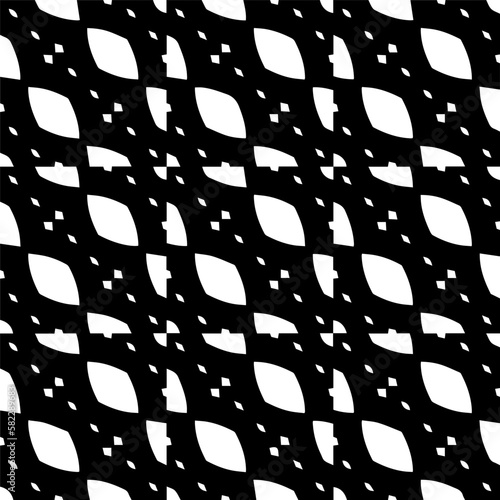 Seamless diagonal pattern. Repeat decorative design.Abstract texture for textile, fabric, wallpaper, wrapping paper.Black and white geometric wallpaper. 