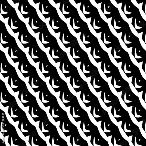 Seamless diagonal pattern. Repeat decorative design.Abstract texture for textile, fabric, wallpaper, wrapping paper.Black and white geometric wallpaper. 